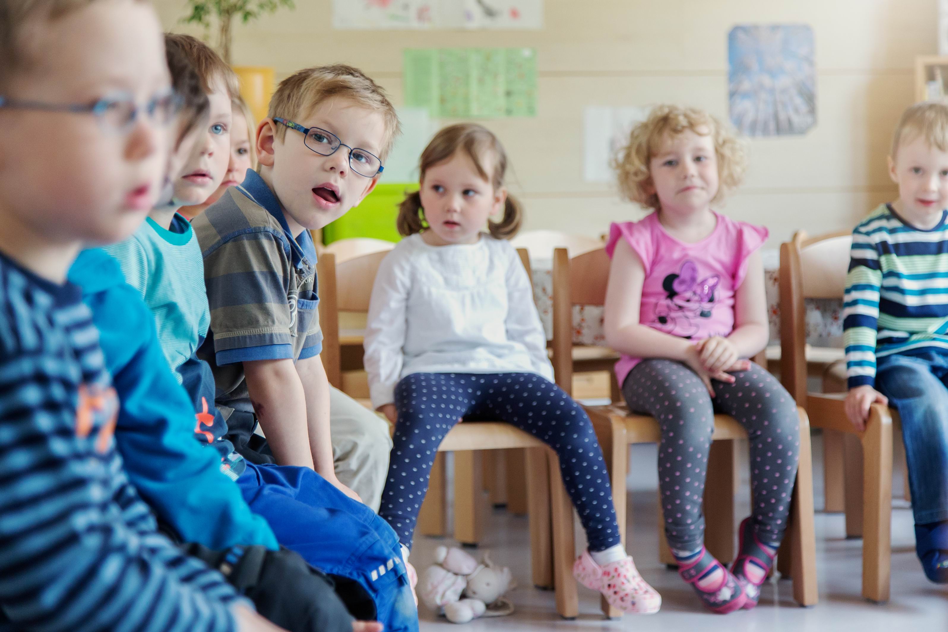 Kindergarten - im Stuhlkreis