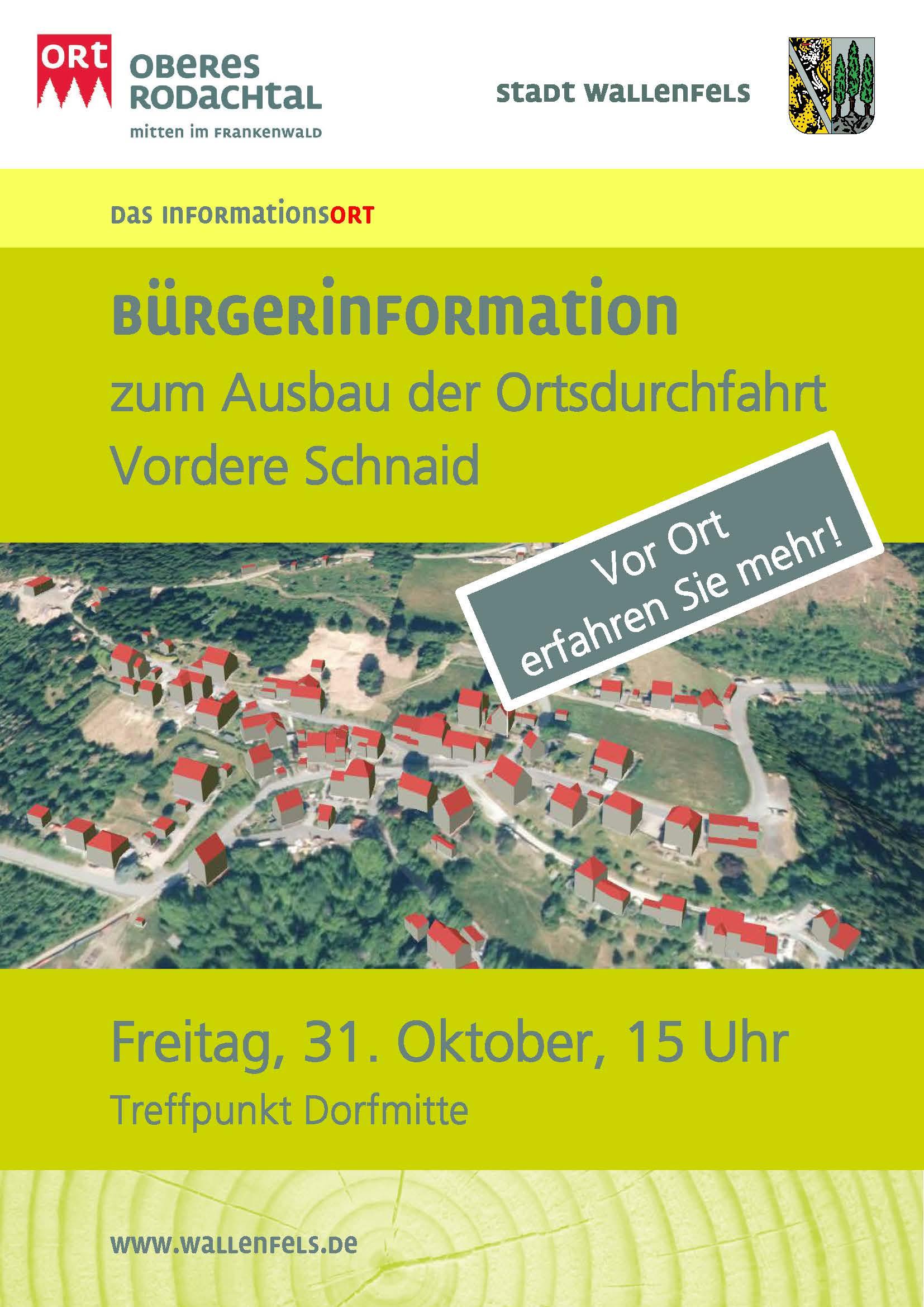 Bürgerbeteiligung Ausbau GVStr. Vordere Schnaid