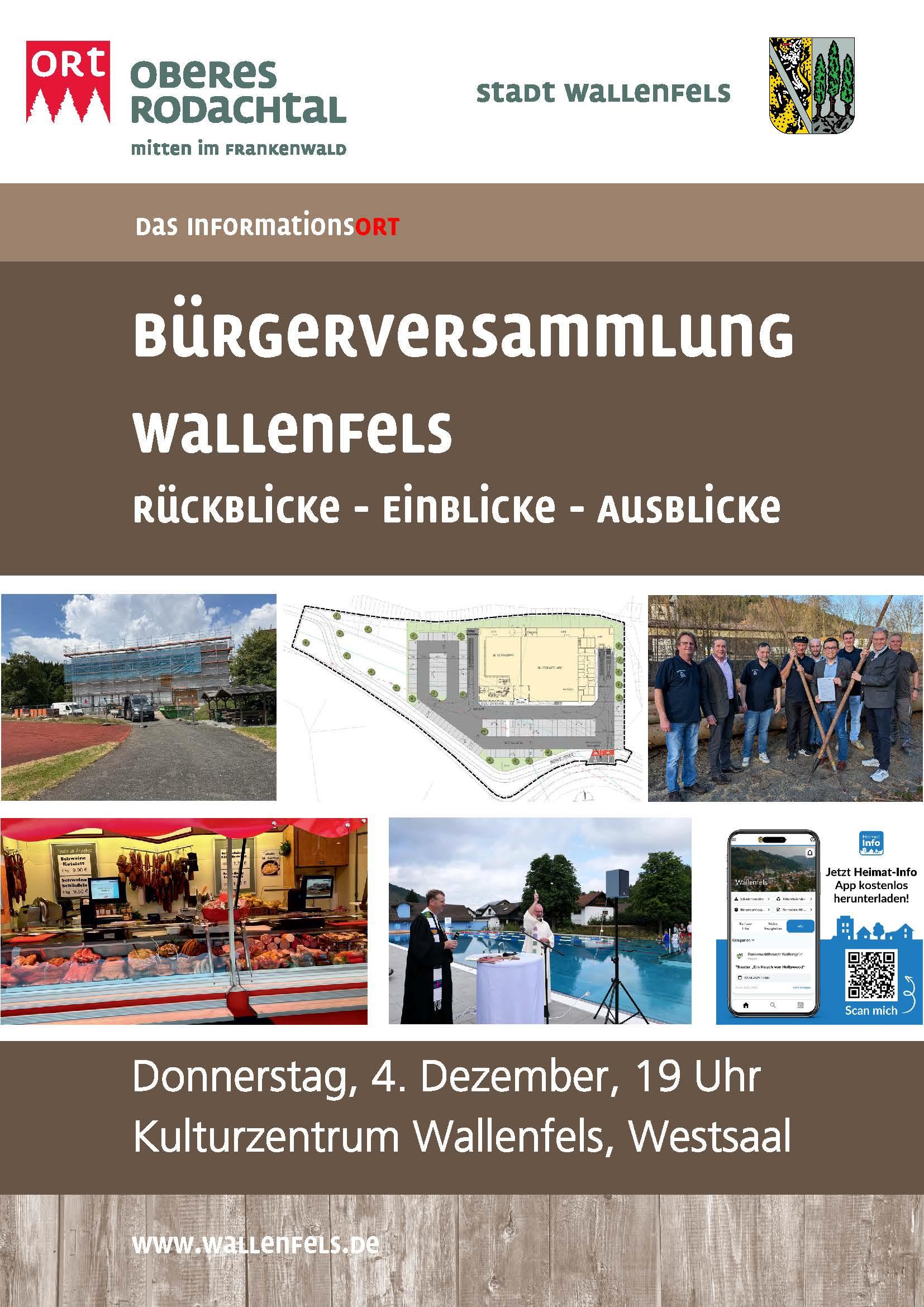 Bürgerversammlung Plakat 2025