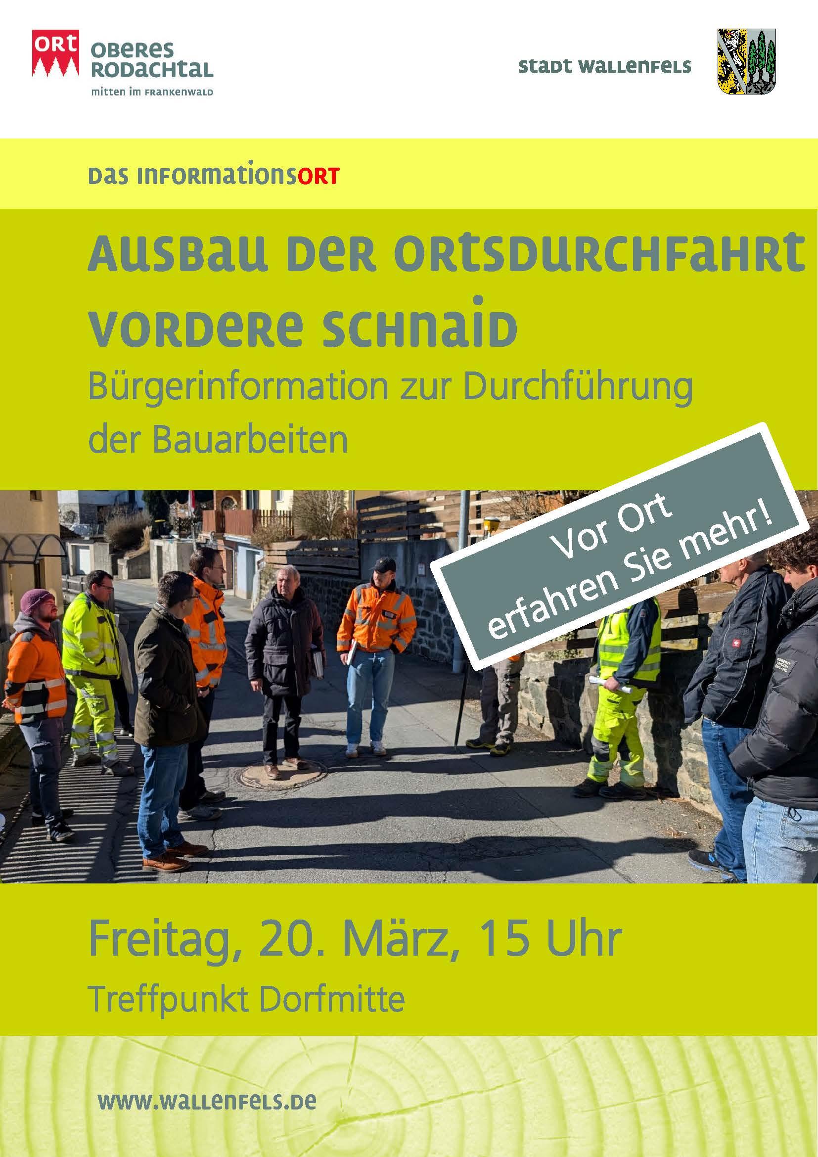 Bürgerbeteiligung 2Ausbau GVStr. Vordere Schnaid