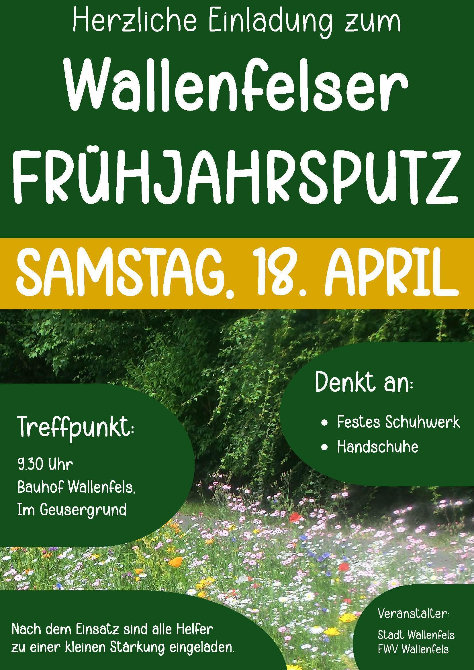 Landschaftssäuberungsaktion in Wallenfels