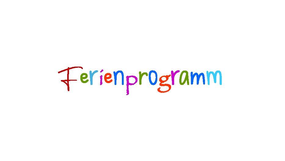 Schriftzug Ferienprogramm