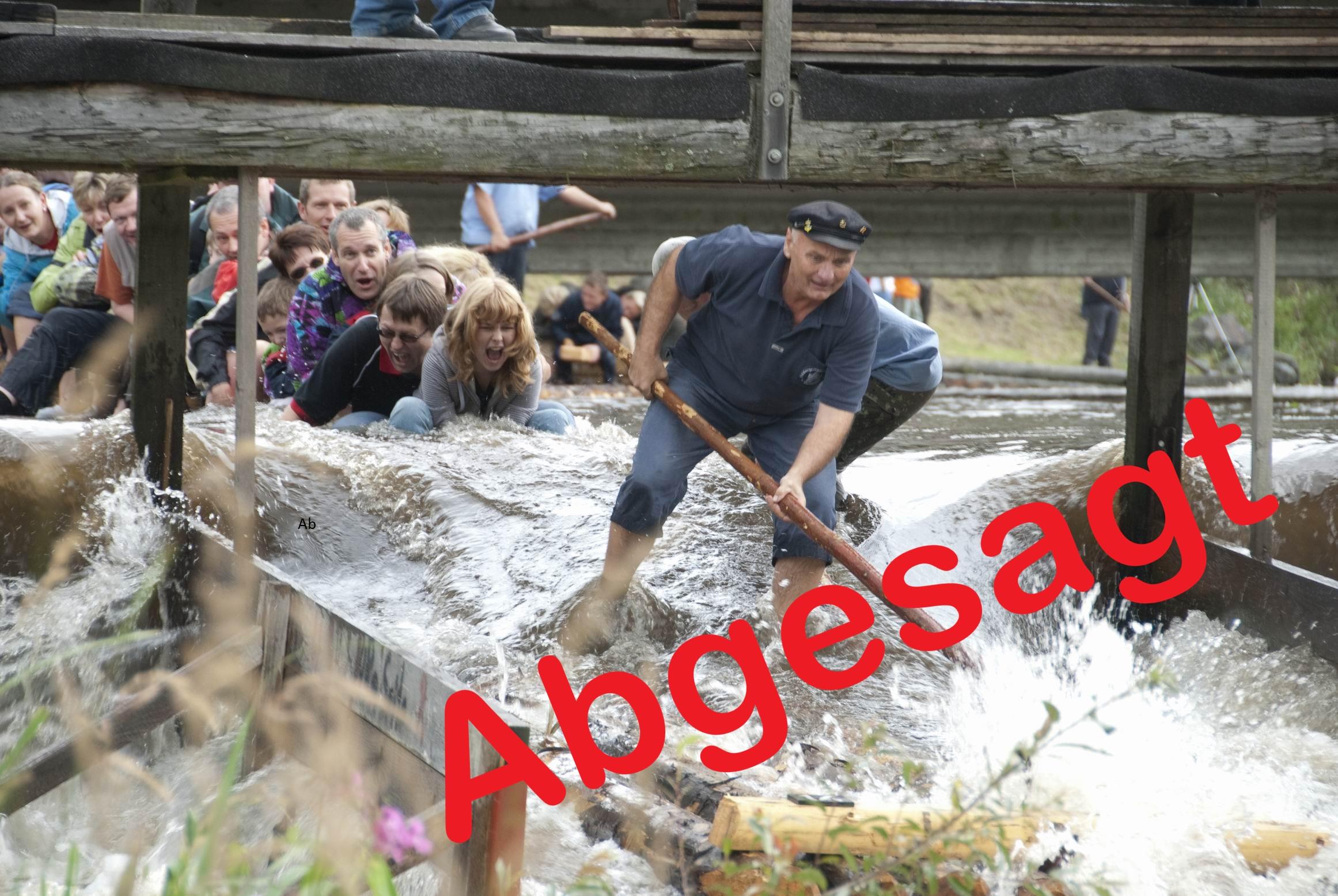 Flößen abgesagt