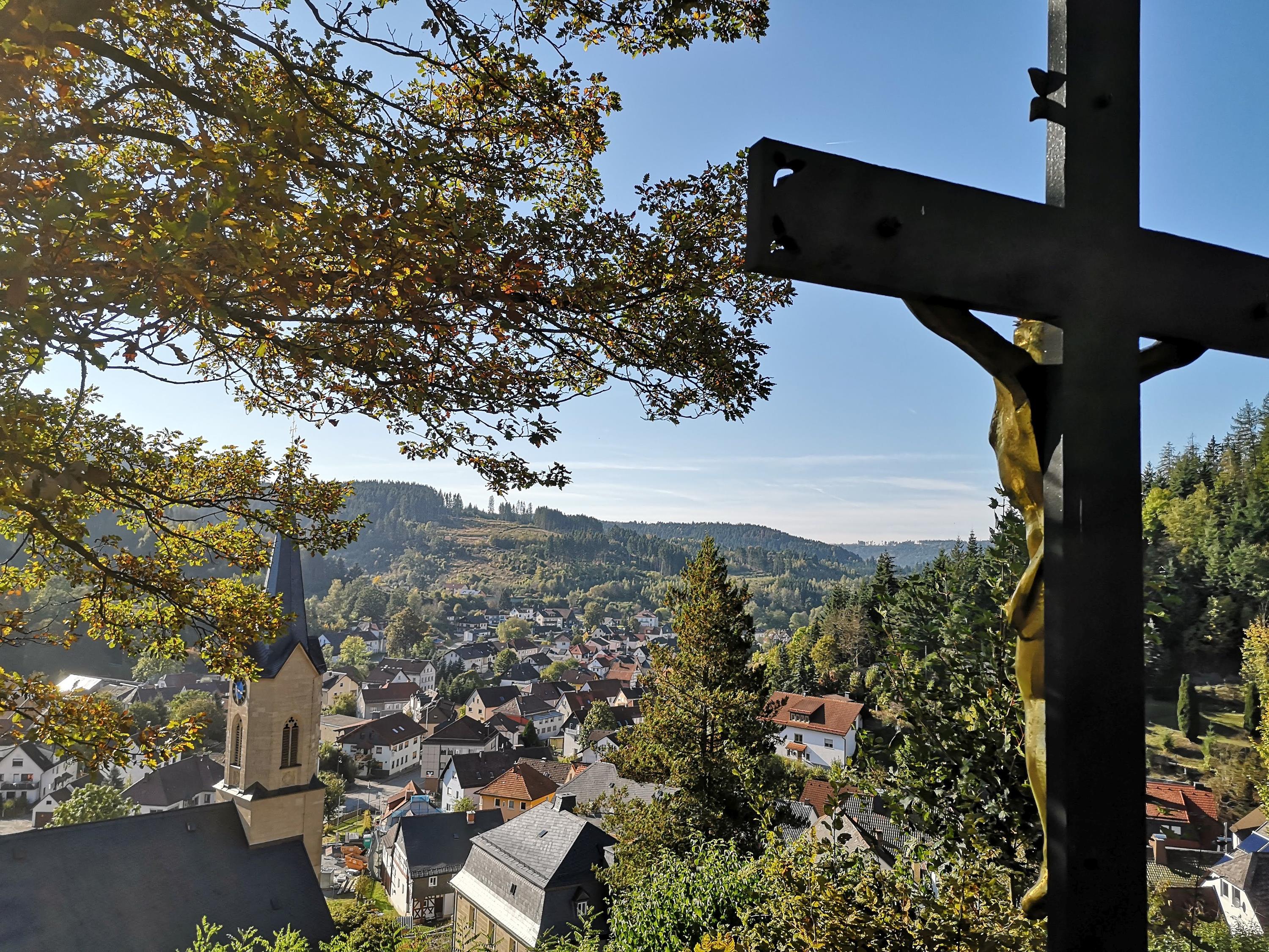 Blick vom Friedhof